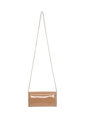 POCHETTE JIMMY CHOO IN VERNICE BEIGE EMMIE. Jimmy Choo | EMMIEPATBISCUIT/LIGHTGOLD